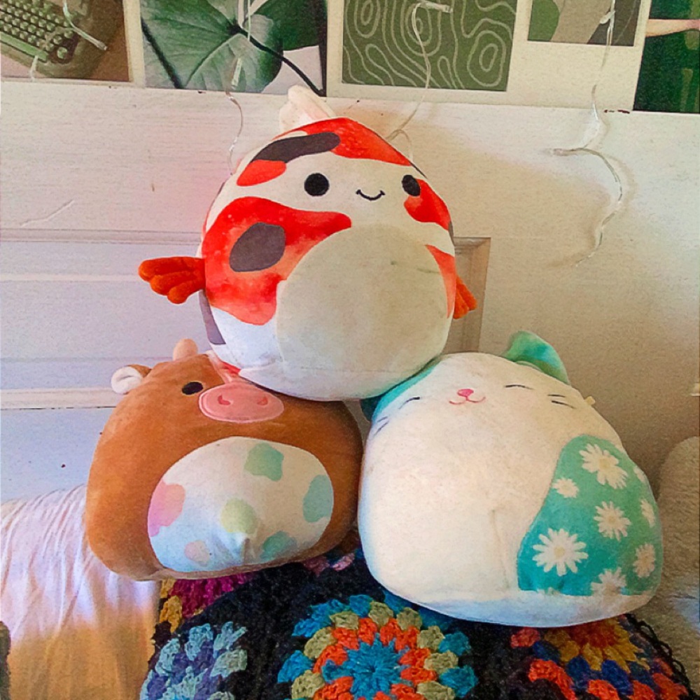 3 squishmallows